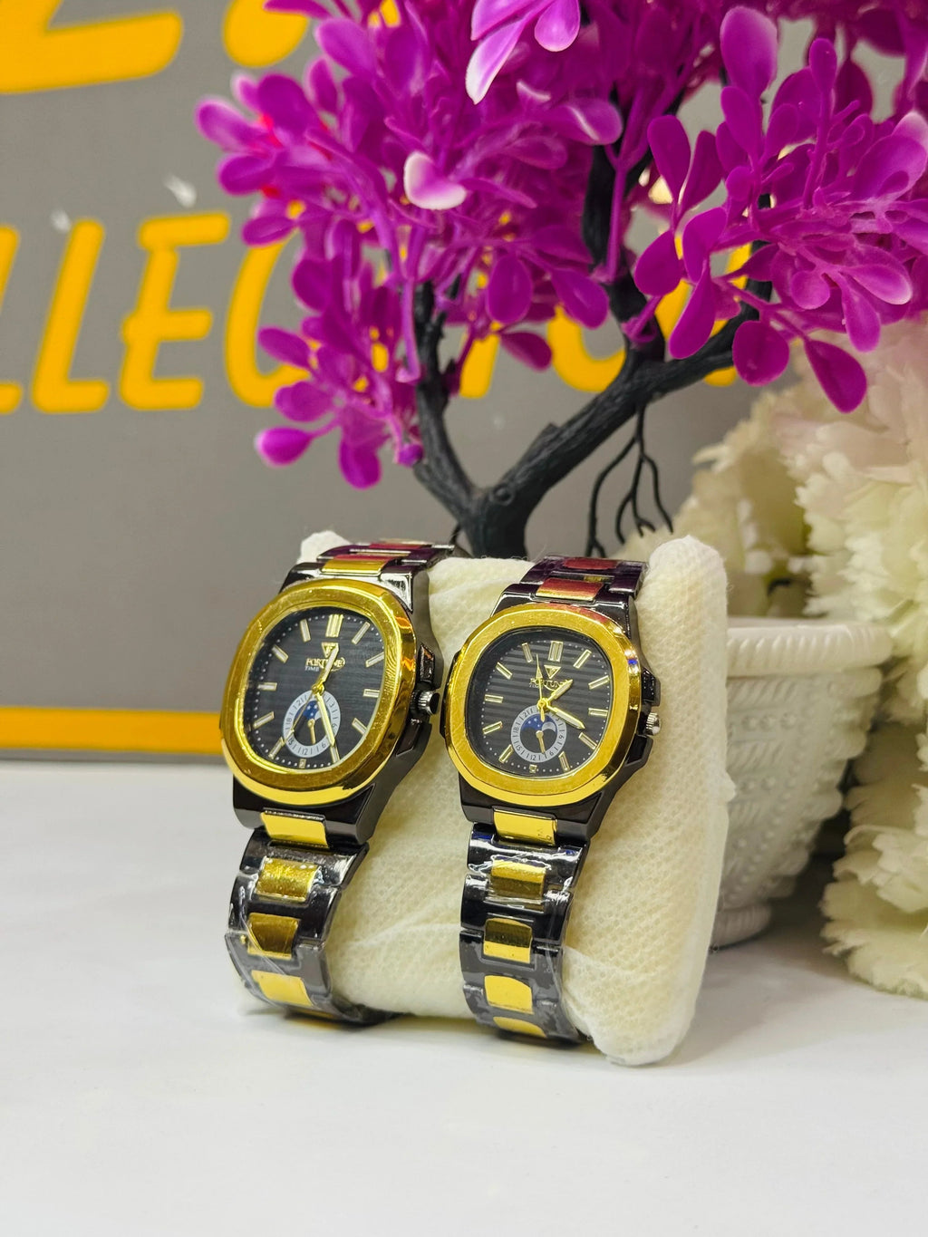 ZA COLLECTION Luxury Couple Watch Set