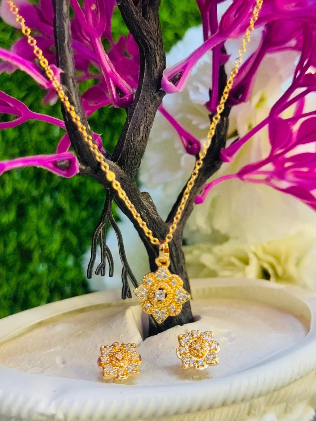 Pack Of 4 Deal Watch Ring Bracelet Neckless