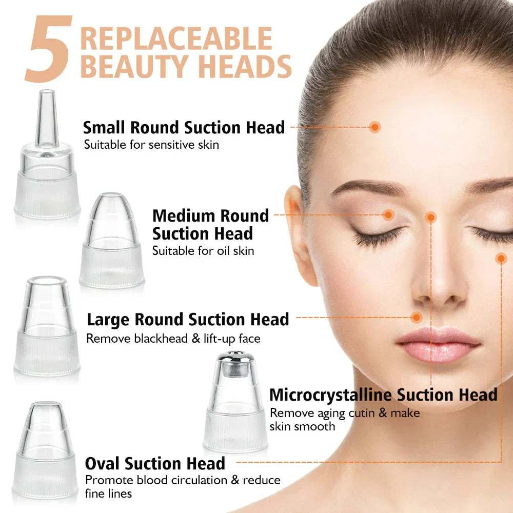 Electric Blackhead Acne Remover Vacuum Suction