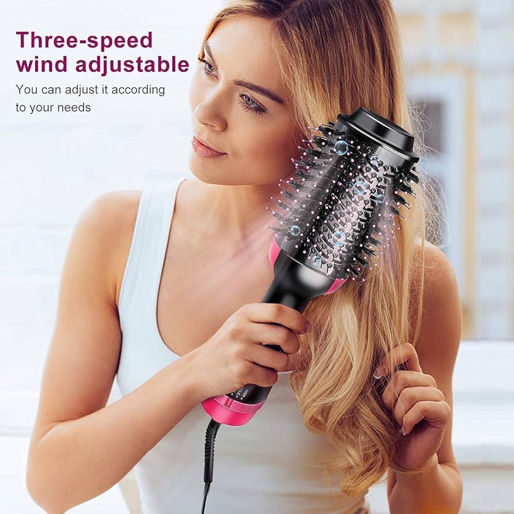 One Step Hot Air Brush Dryer Straightener