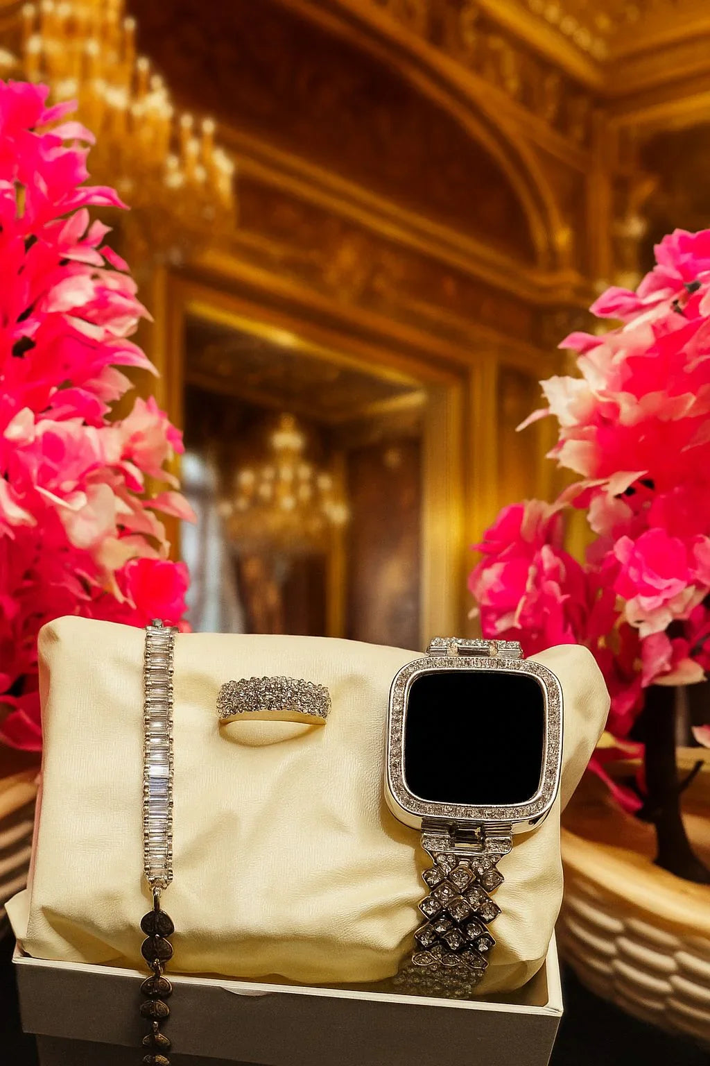 Digital watch bracelet & ring