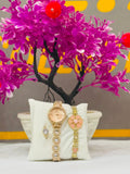 Girls Watch Bracelet & Ring