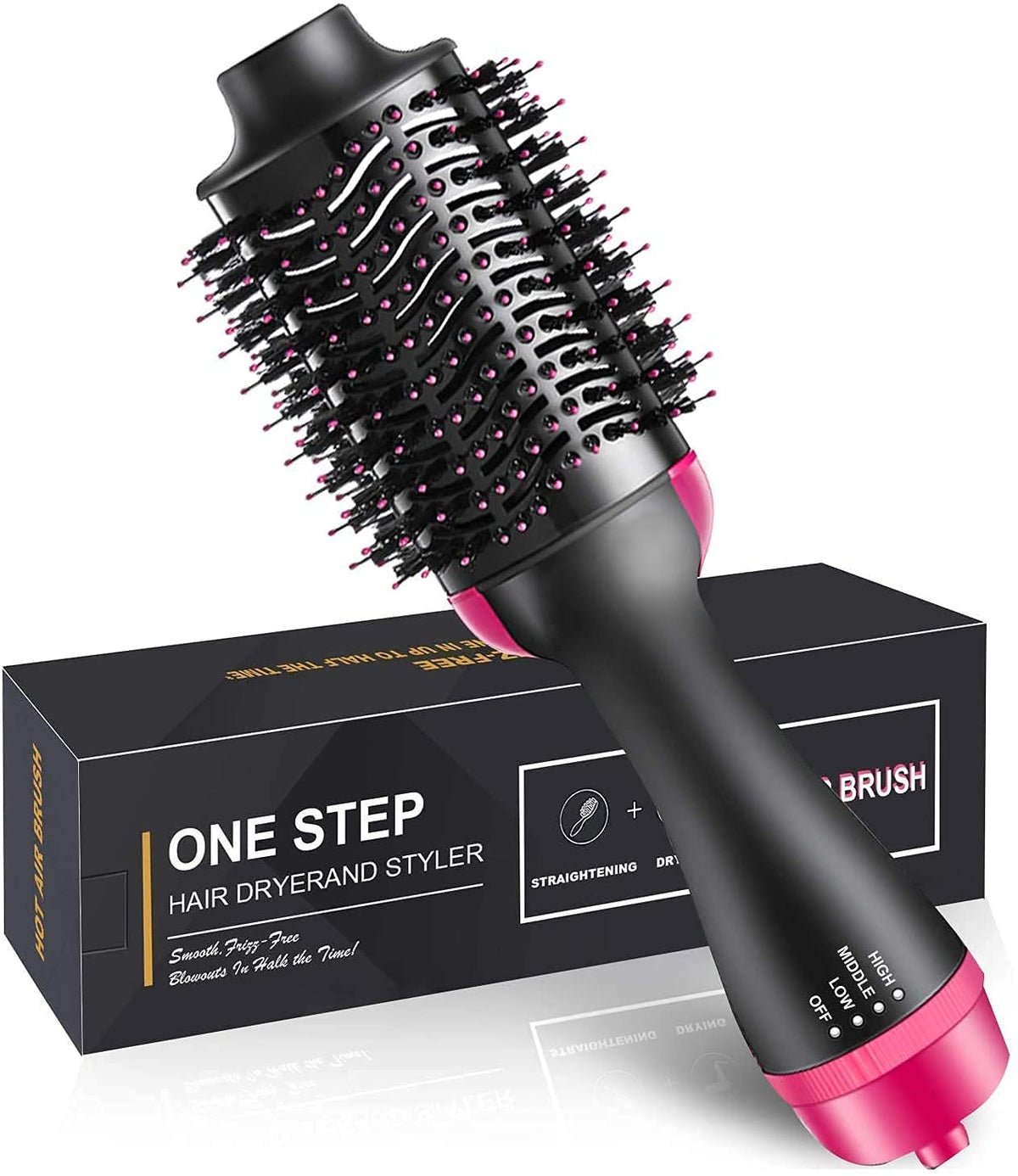 One Step Hot Air Brush Dryer Straightener