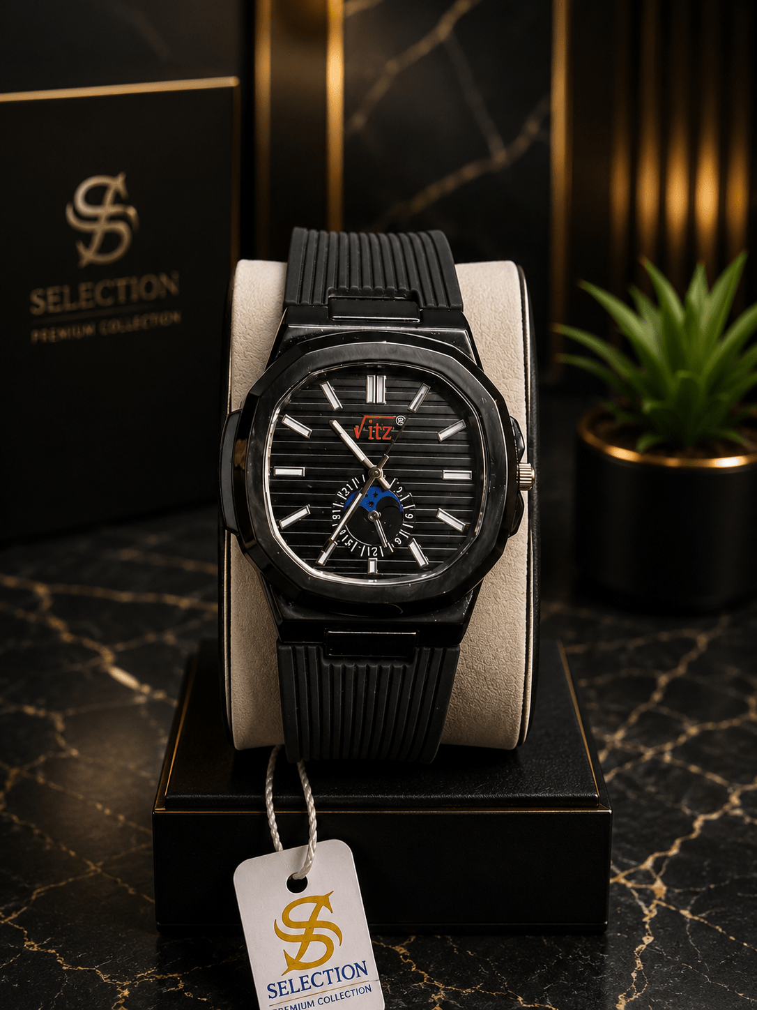 Pp Luxury Square Dial Watch,