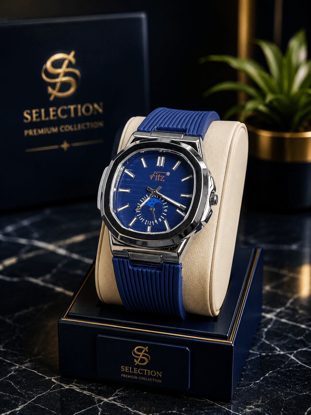 Pp Luxury Square Dial Watch,