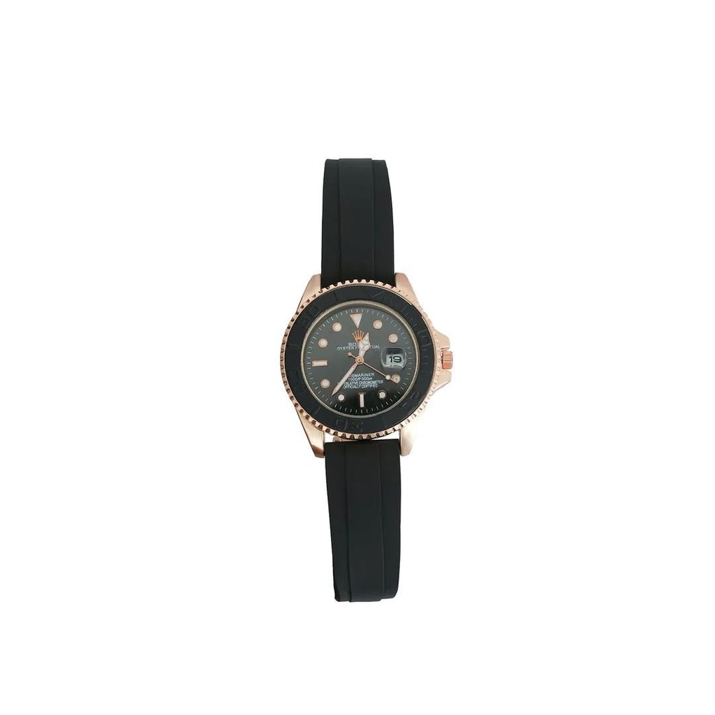 Rolex Rosegold With Ruber Strap
