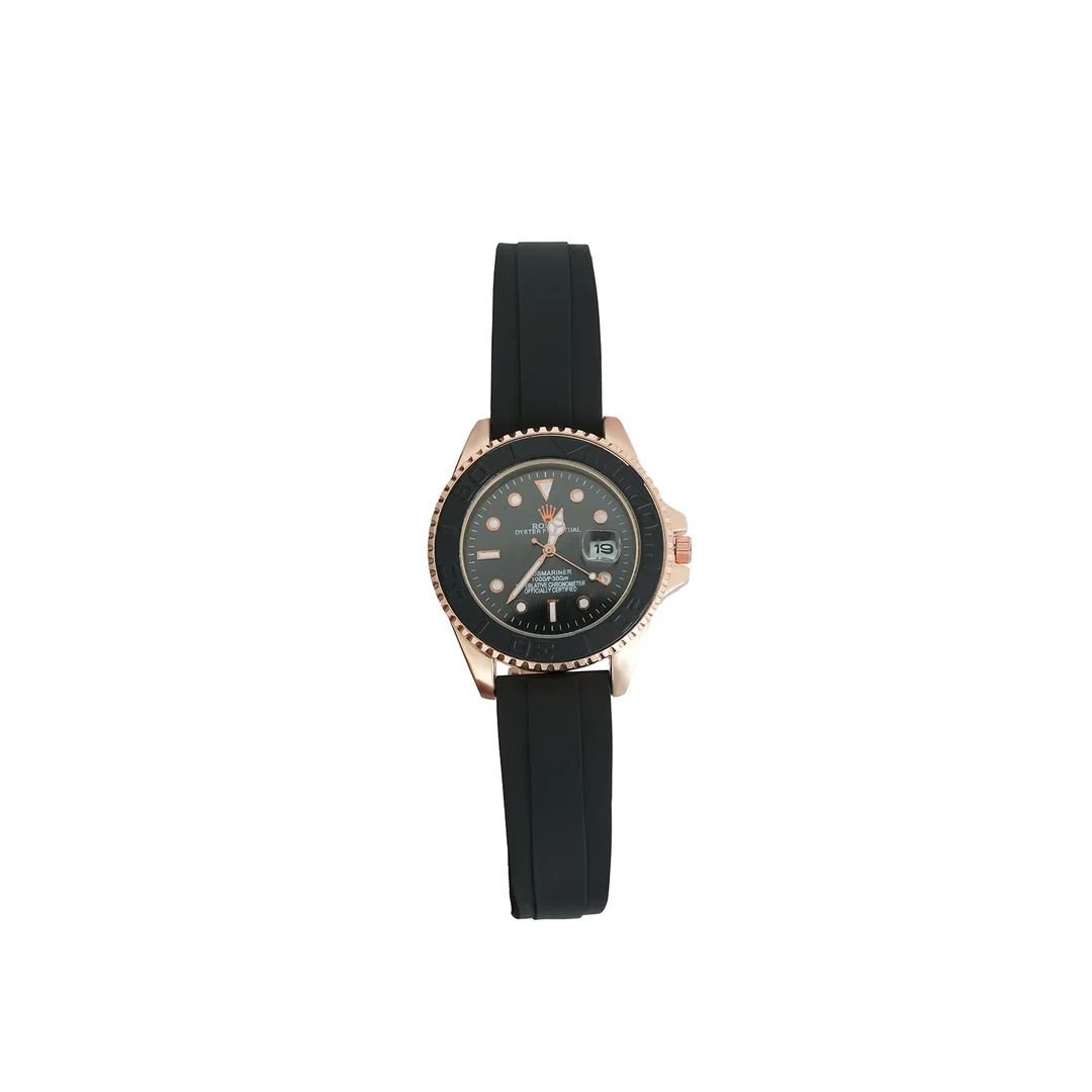 Rolex Rosegold With Ruber Strap