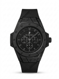"ZA Luxury Black Chronograph Watch"